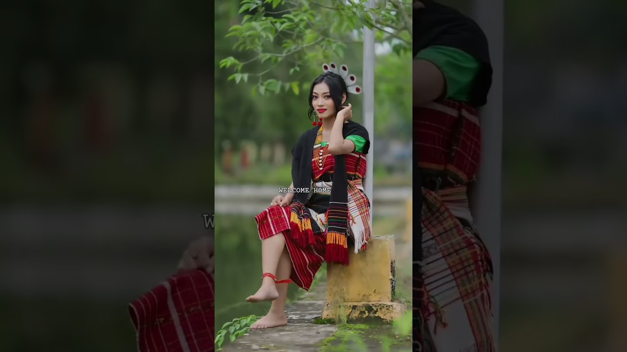beautiful traditional attire from Manipur naga tribe❤️mao , maram , RONGMEI kabui, Thangal ,Tangkhul