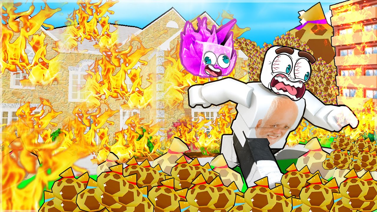 Pet Simulator X, But I Burned My City Down