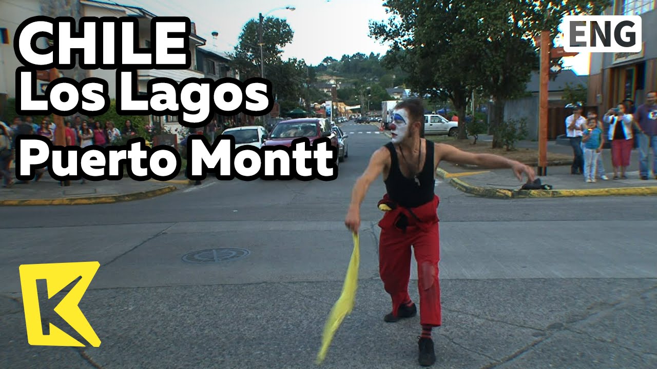 【K】Chile Travel-Los Lagos[칠레 여행-로스라고스]푸에르토몬트 거리의 곡예사들/Puerto Montt/Lake/Plaza de Armas/Busking