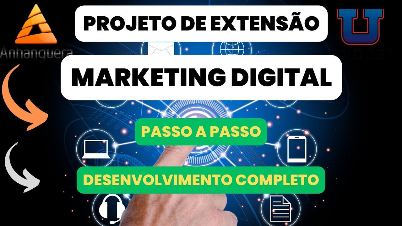 Projeto de Extensão Marketing Digital - Unopar /Anhanguera - Passo a Passo Desenvolvimento Completo.