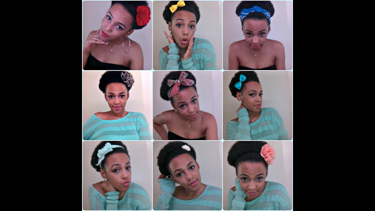 ♥ Cabelo Crespo Curto: Penteado AfroPuff + ACESSORIOS