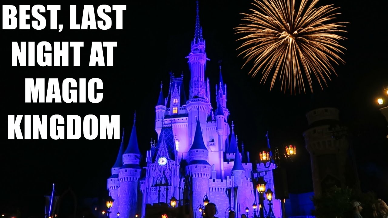 BEST, LAST NIGHT AT MAGIC KINGDOM | Walt Disney World Vacation September 2016 Day 7, Part 3
