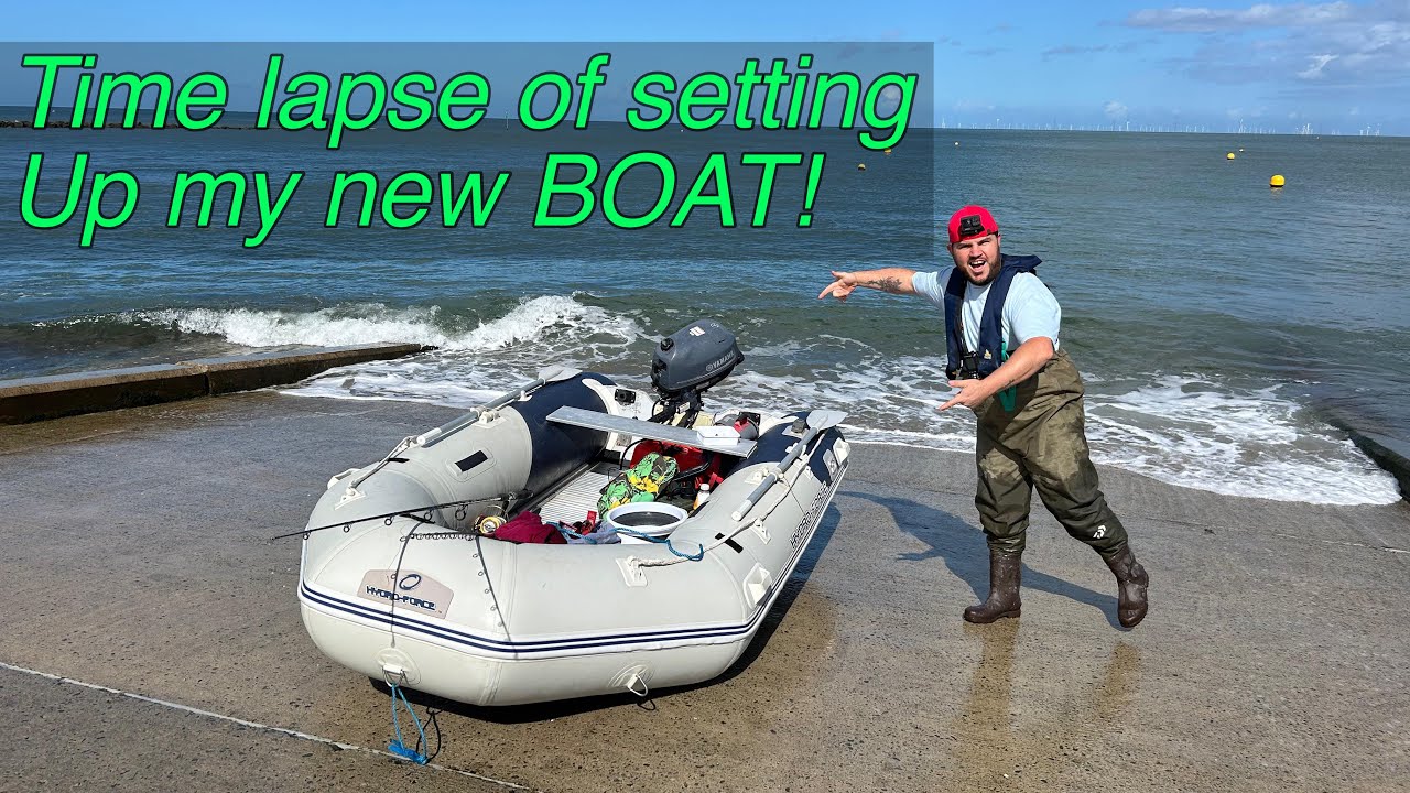 Inflating the hydro force Mirovio pro, My new Boat 😃 Sib, inflatable boat, boat fishing UK