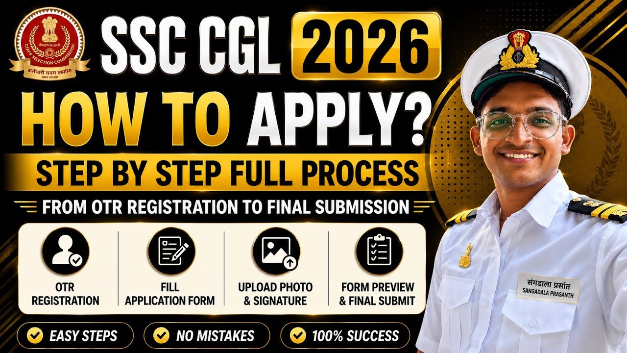 💥💥SSC CGL 2026 APPLY ONLINE FULL PROCESS|COMPLETE FORM FILLING STEP BY STEP IN TELUGU|NO MISTAKES💥💥