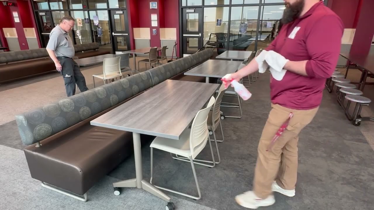 Cleaning Tables!