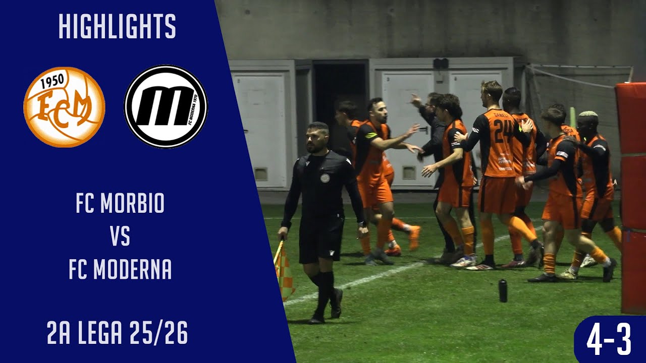 FC Morbio VS FC Moderna (2a Lega 25/26)