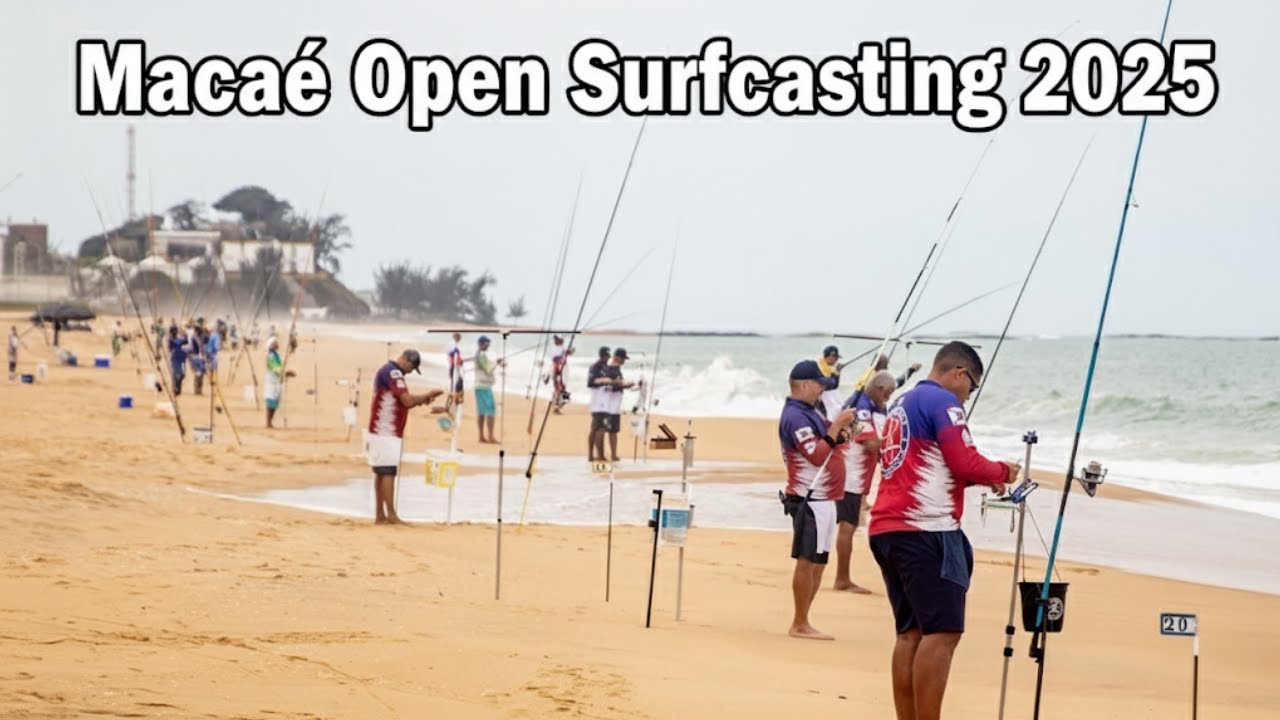4º Macaé Open Surfcasting 2025 recebe 100 pescadores na Praia Campista