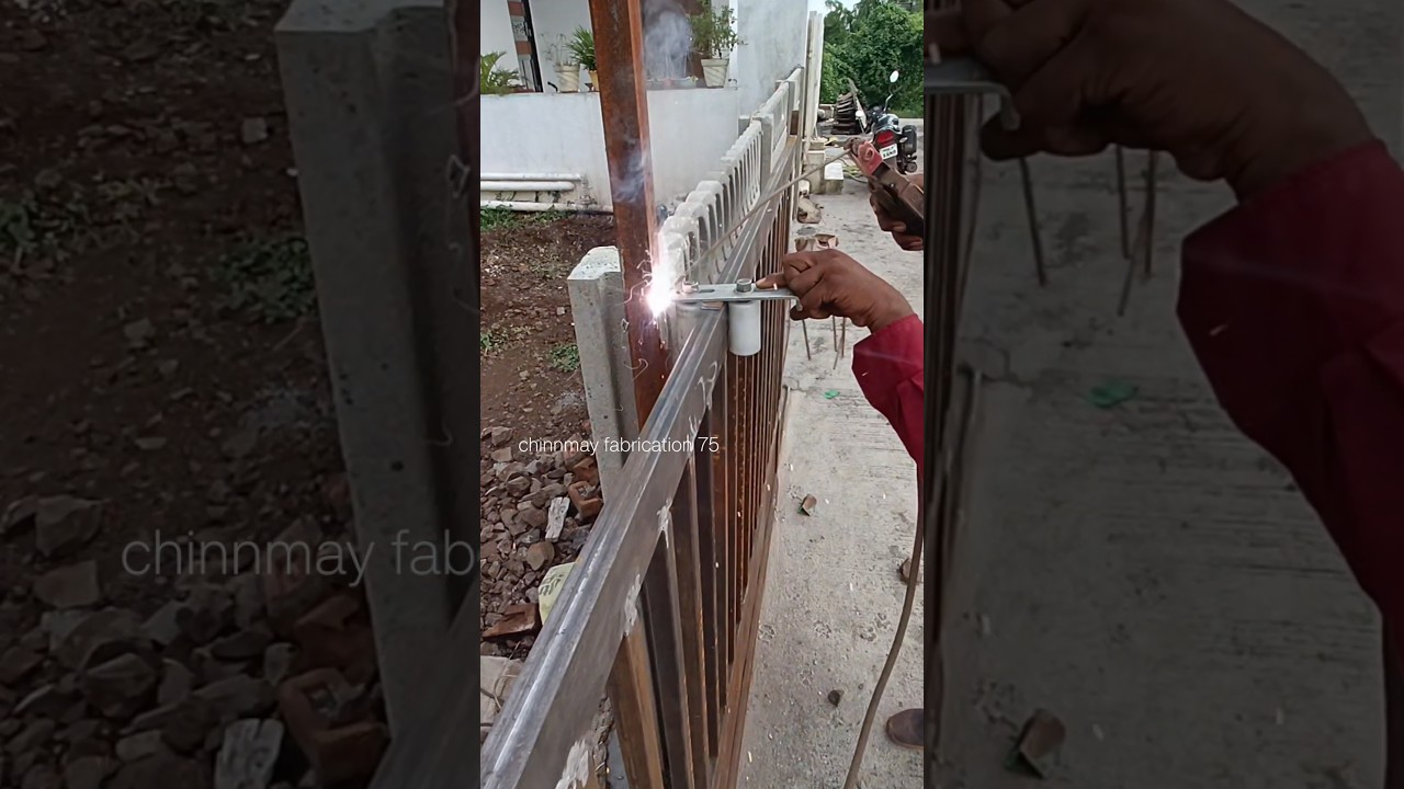 How To Install A Sliding Gate with folding gate 