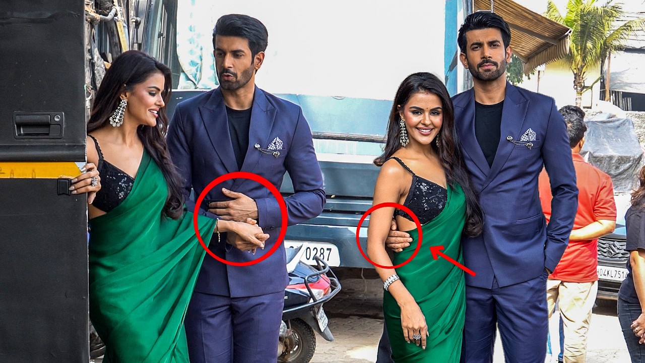 Priyanka Chahar Choudhary & Namik Paul Spotted on the Sets of Naagin 7