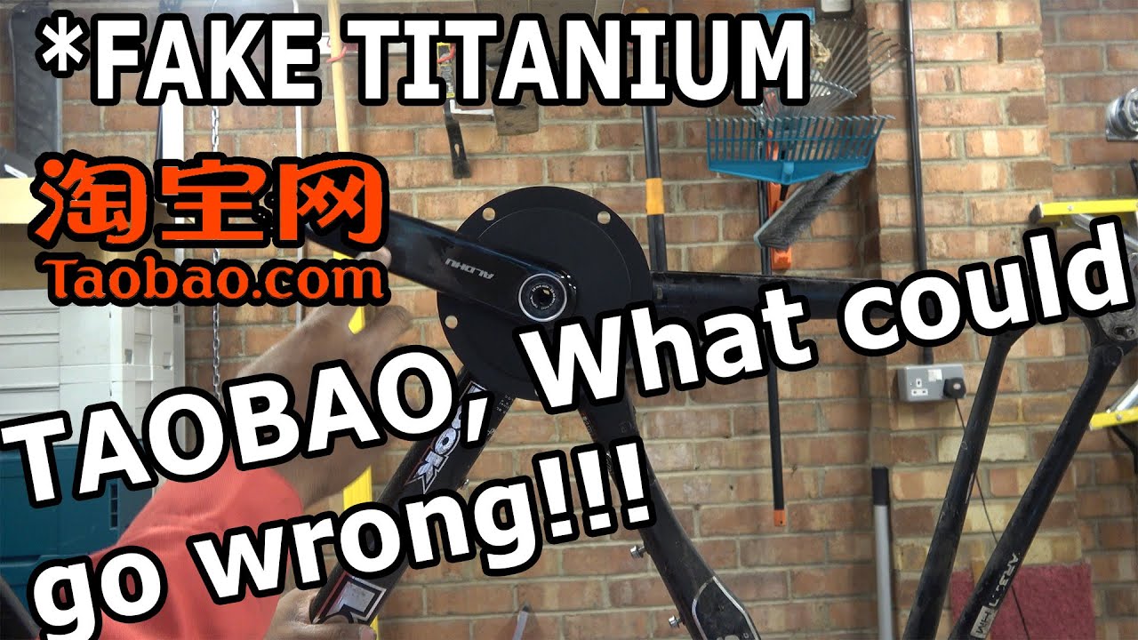 *FAKE* TaoBao Titanium | Bottom Bracket | I got RIFTED | Rotor Aldhu Track