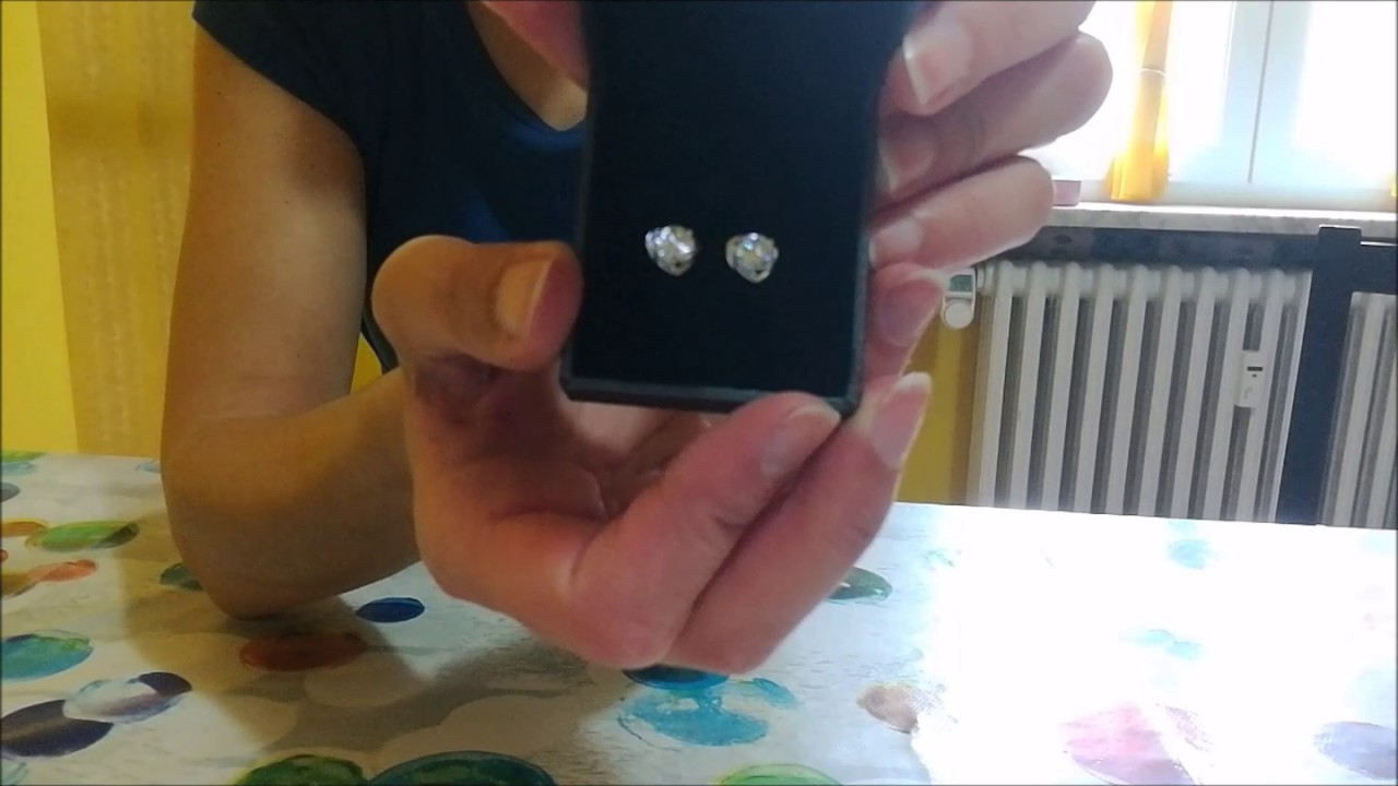 B.Catcher Orecchini a perno Cuore in argento Amazon recensione review