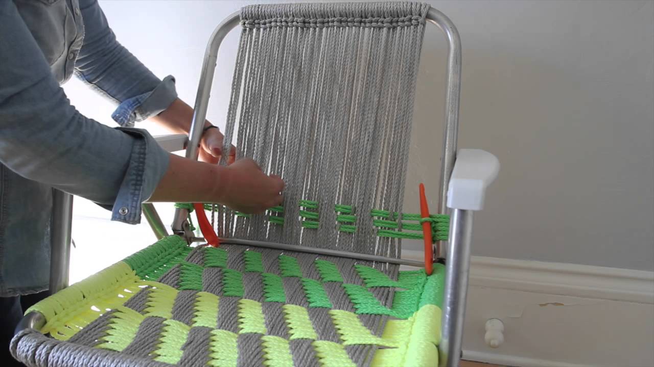 Woven Macramé Chair Tutorial - Part 2