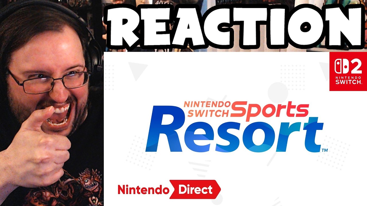Реакция Гора на трейлер Nintendo Switch Sports Resort с презентации Nintendo Direct 6.9.2026 (ВОЙ...