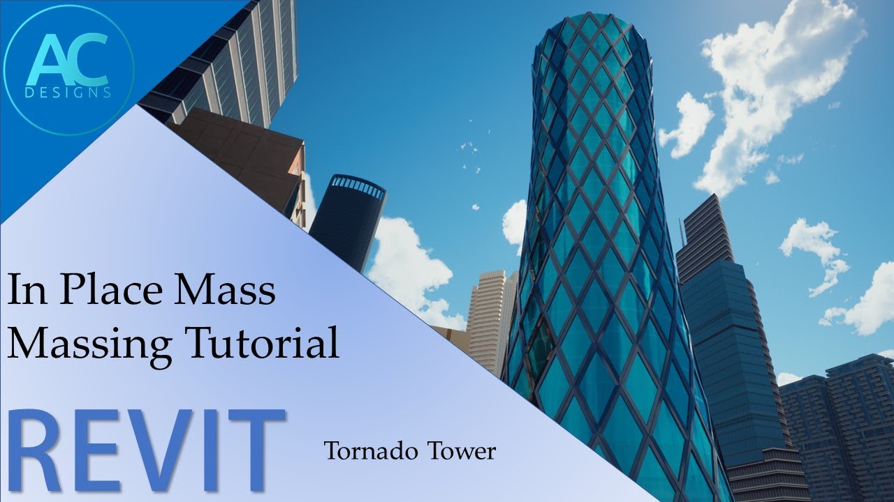 Башня «Торнадо» | Массив на месте | Моделирование объема в Revit | Учебник по Revit | Советы и ре...