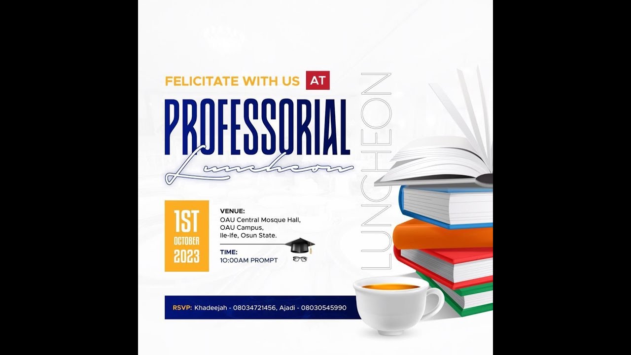Felicitate with us At Professorial Luncheon
