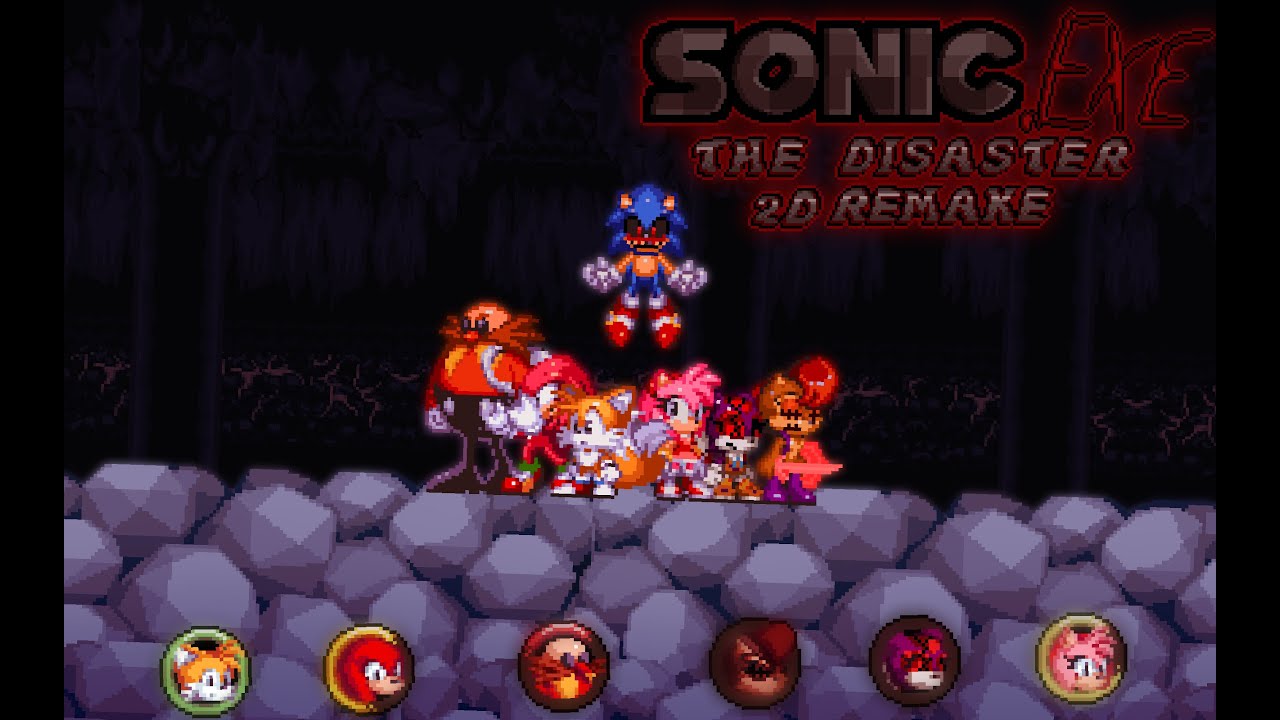 GAMEPLAY | Sonic.exe the Disaster 2D | (modgen/whisper of soul texture pack) Download!!!(old build)