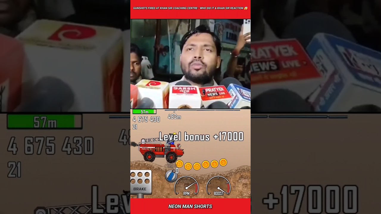 Gunsh0ts Fired at Khan Sir Coaching Centre - Who did it & Khan Sir Reaction 😱 #shorts