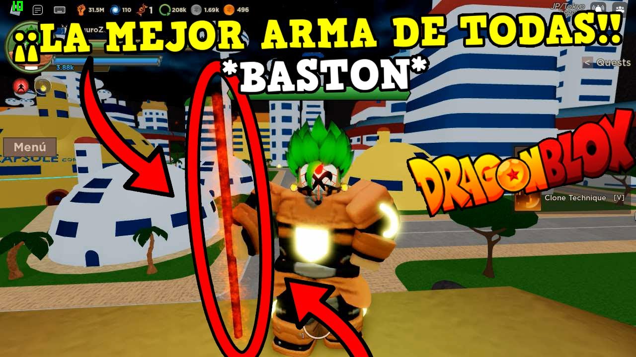 COMO CONSEGUIR EL BASTON RAPIDO EN DRAGON BLOX 2023