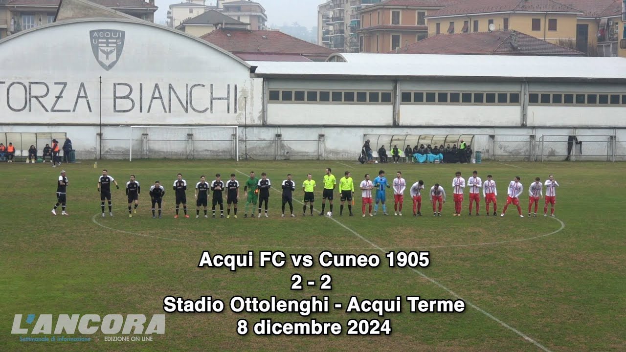 Calcio - Acqui FC vs Cuneo 1905 2 - 2 (8 dicembre 2024)