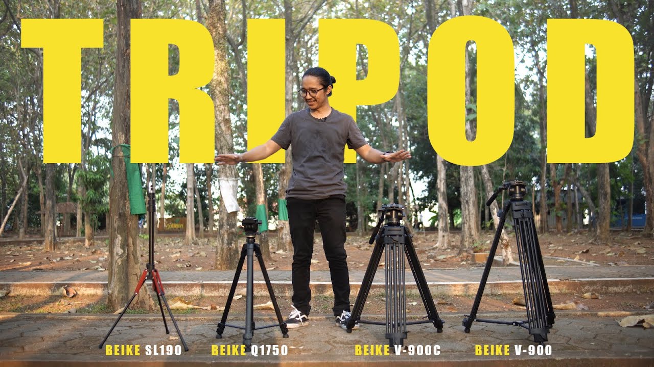 Memilih Tripod Terbaik Untuk Content Creator - Beike BK-V900, BK-V900C, SL190 & Q1750