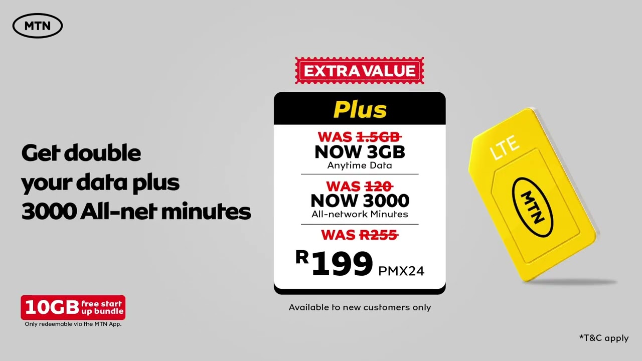 Get An MTN SIM-Only Deal For R199pm