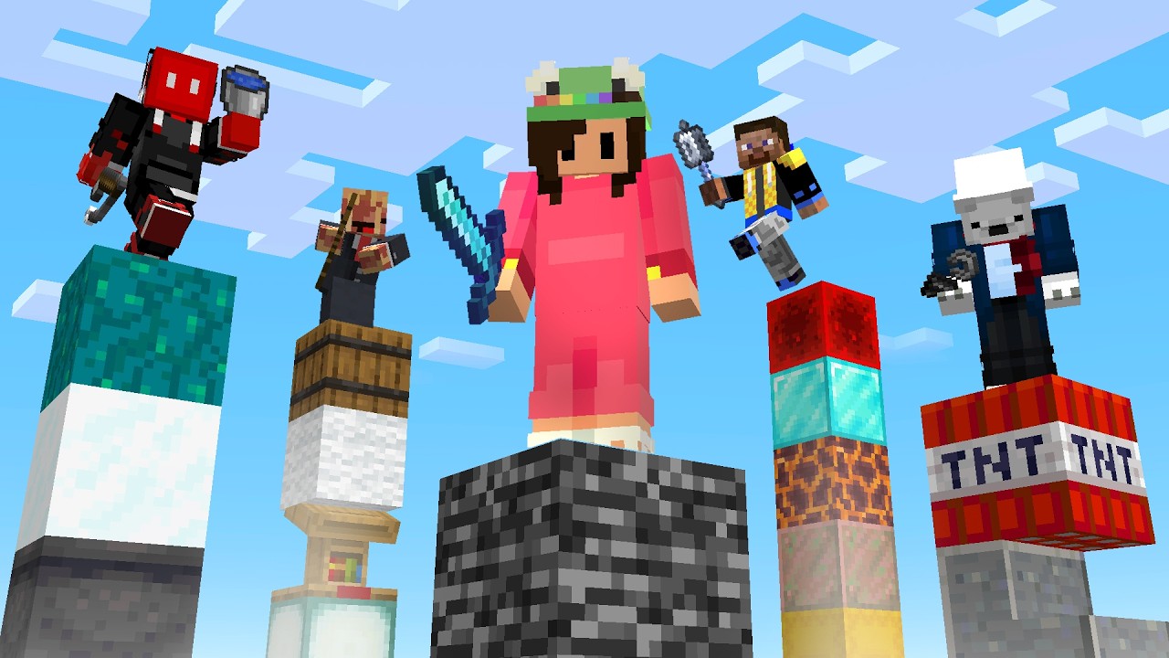 I Put Lifesteal SMP on Random Item Pillars…