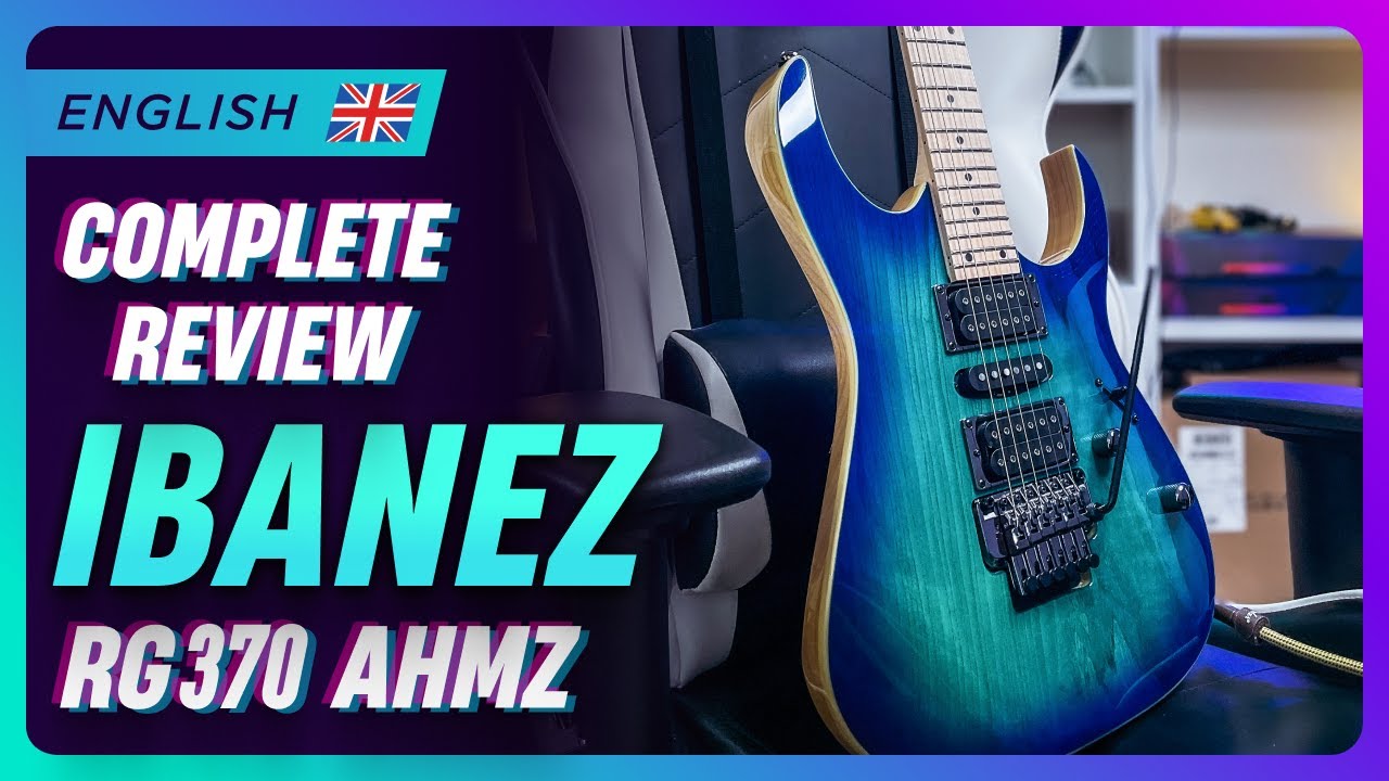 REVIEW IBANEZ RG370 AHMZ - Specs, Details, Tones and Playability