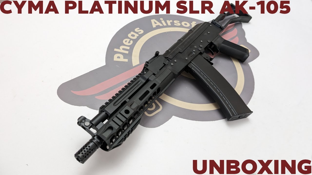 [UNBOXING] CYMA PLATINUM SLR AK-105 - HOP UP TRACER AND AN ETU