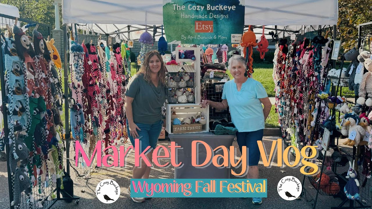 MARKET DAY VLOG AT THE WYOMING FALL FESTIVAL / SMALL BUSINESS LIFE #030