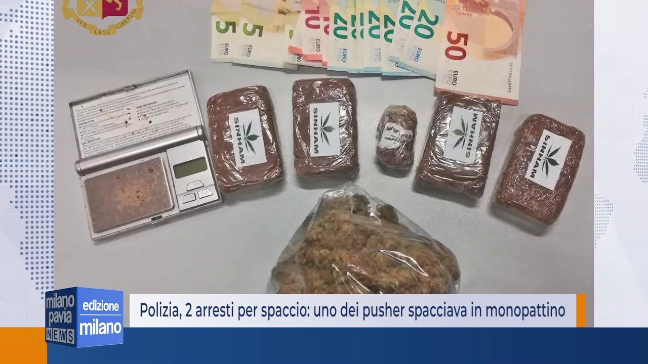 Polizia, 2 arresti per spaccio: uno dei pusher spacciava in monopattino