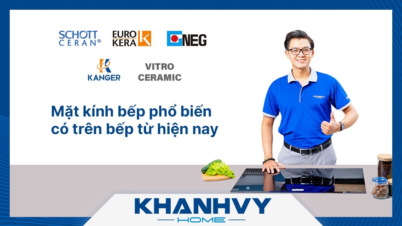 Các loại mặt kính bếp phổ biến có trên bếp từ hiện nay - Khánh Vy Home