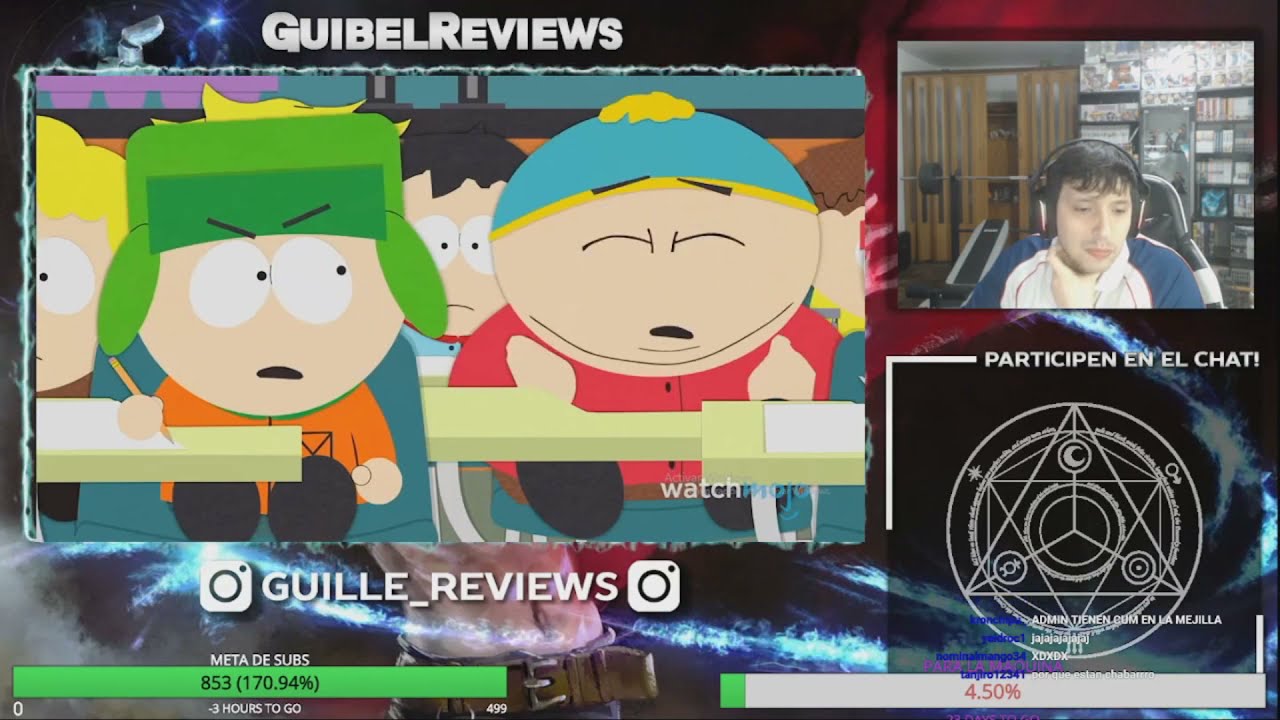 GUIBEL REACCIONA A LOS MOMENTOS MAS DIVERTIDOS DE ERIC CARTMAN