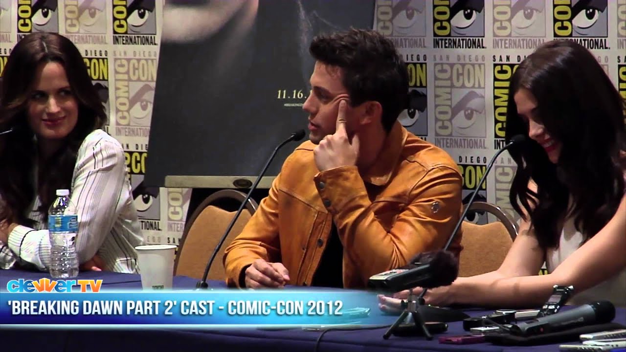 Breaking Dawn Part 2 Comic Con 2012 Panel #2 - Jackson Rathbone, Ashley Greene, Kellan Lutz