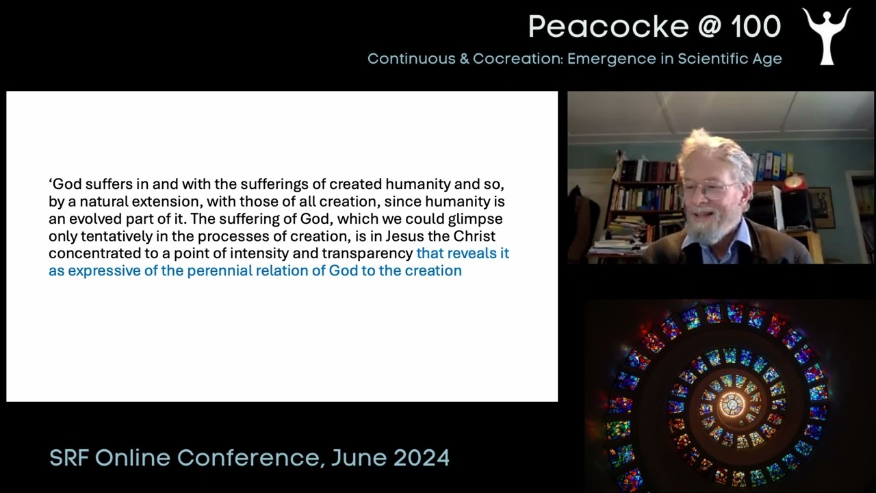 A Tribute to Arthur Peacocke - Prof Christopher Southgate - SRF Online June 2024