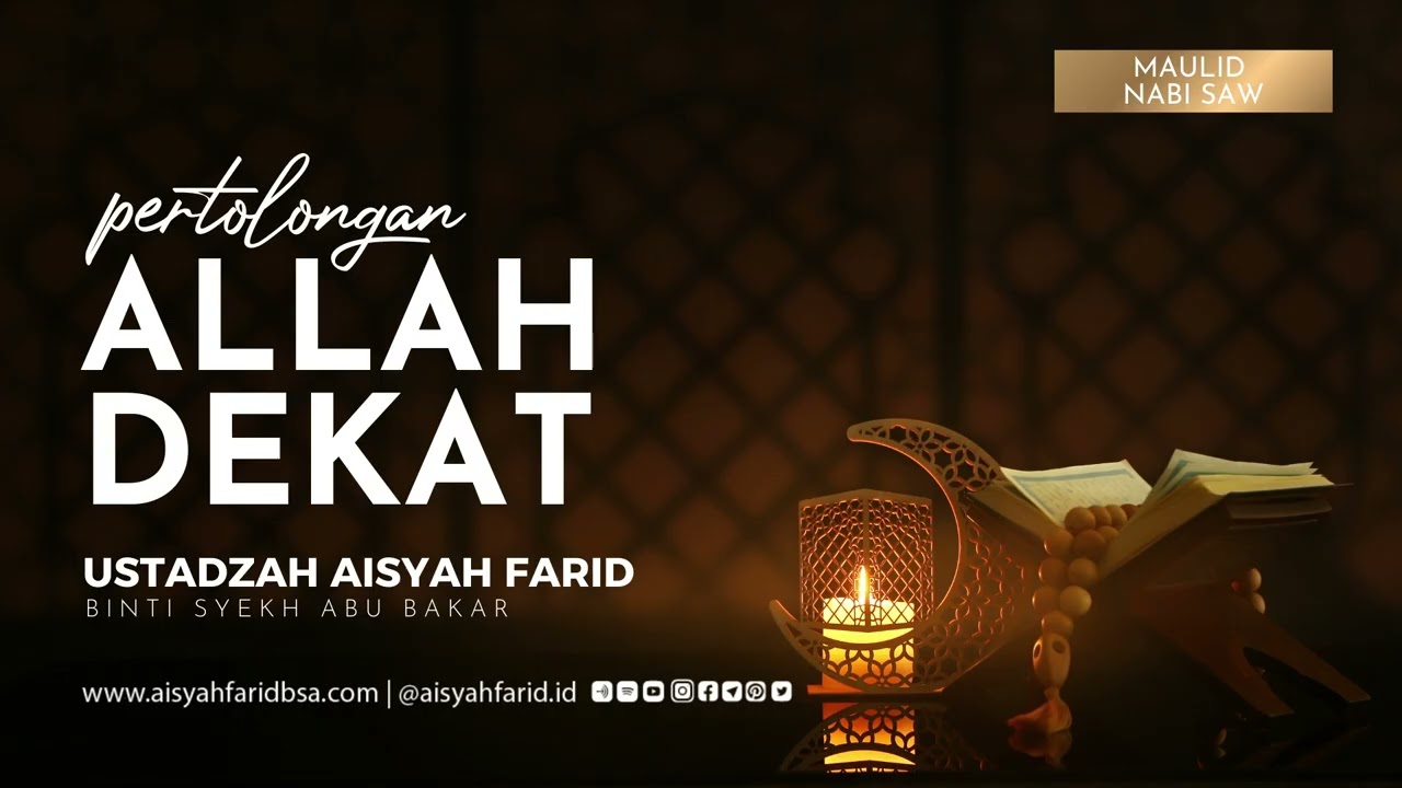 Pertolongan Allah Dekat | Ustadzah Aisyah Farid