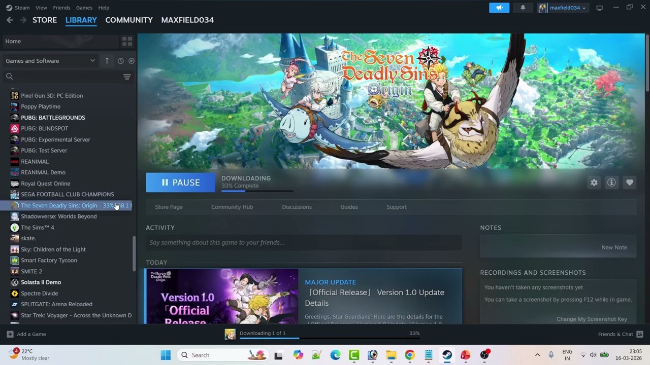 Как скачать или установить игру The Seven Deadly Sins: Origin (игра бесплатная)