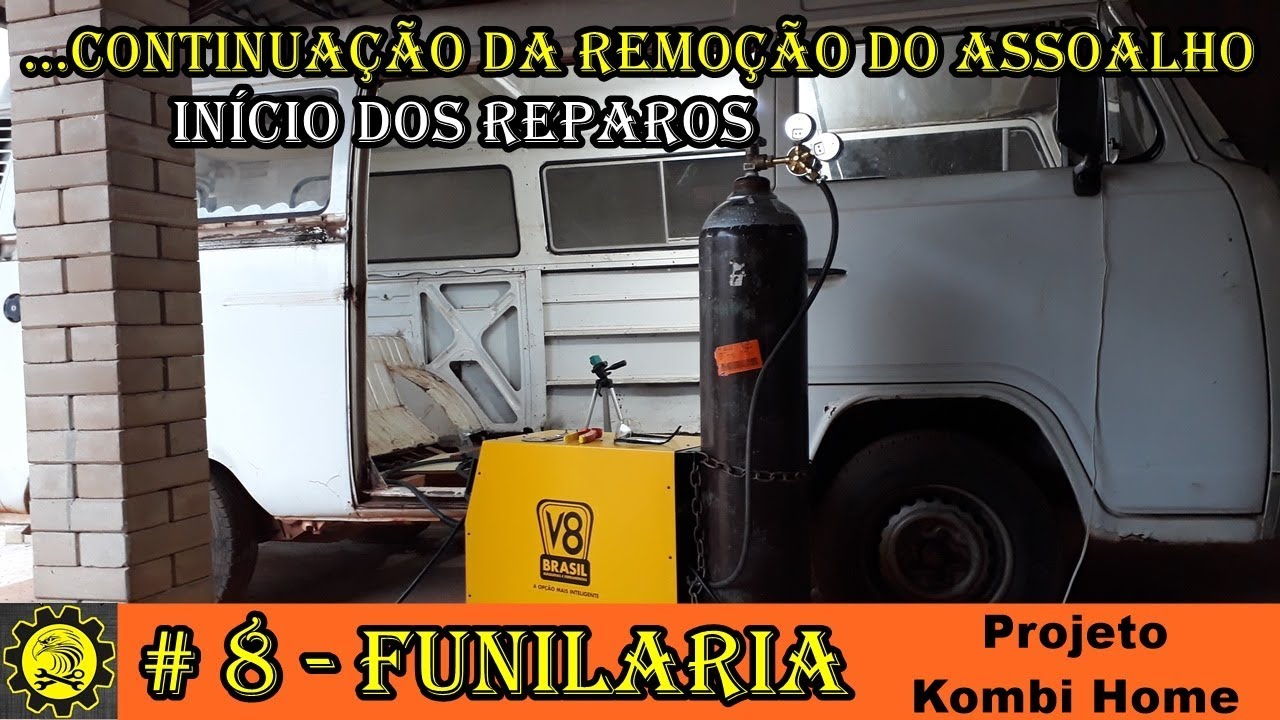 Funilaria 08 / Continuação da Remoção do Assoalho e Início dos Reparos no Salão