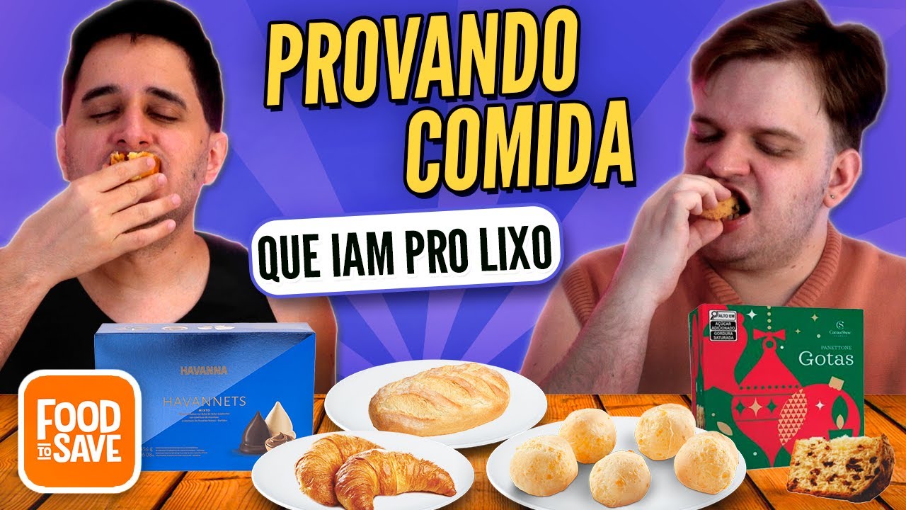 PROVANDO COMIDAS PERTO DO VENCIMENTO | Food To Save
