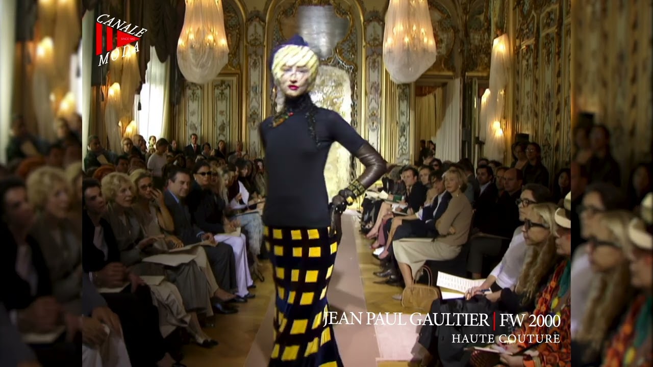 JEAN PAUL GAULTIER Haute Couture Fall Winter 2000 Paris 4K - Canale Moda
