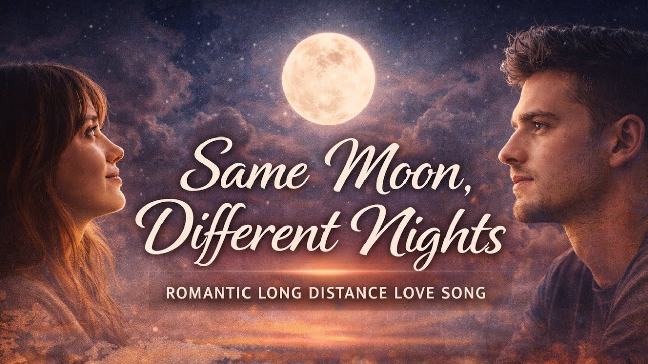 Same Moon, Different Nights – Dreamy Romantic Song | 