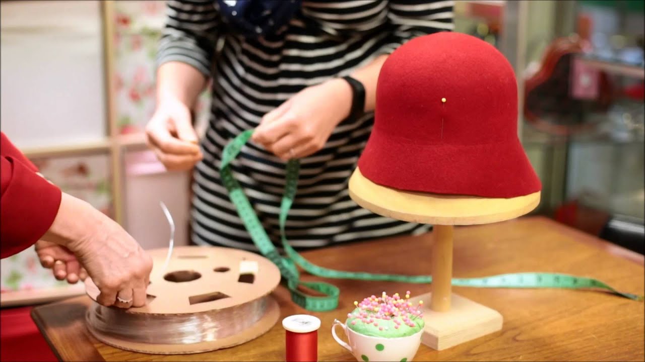 How to make a 1920's  Wool Felt Cloche Hat  - Adrienne Henry Millinery workshop