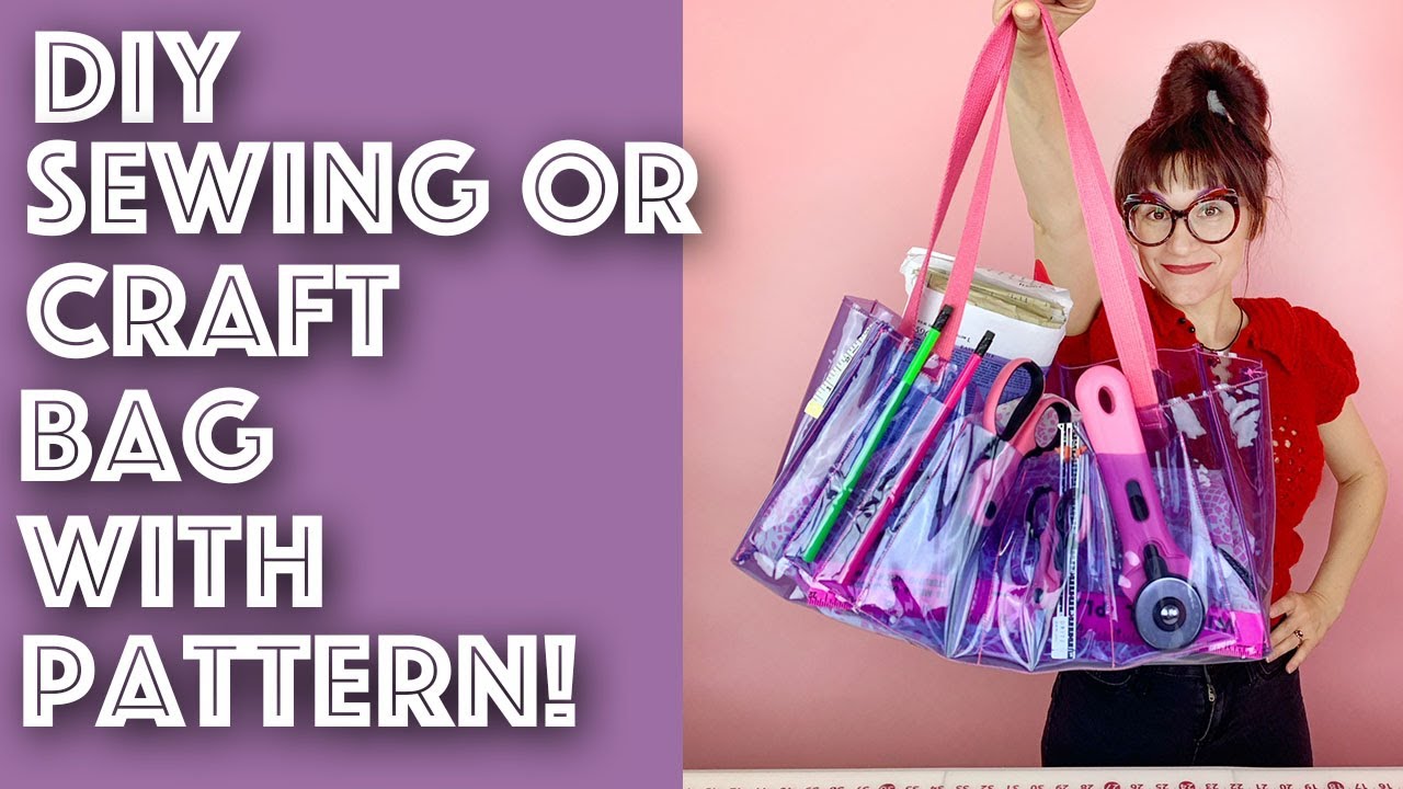 DIY Sewing or Craft Caddy Bag Sewing Tutorial With Pattern | Sew Anastasia