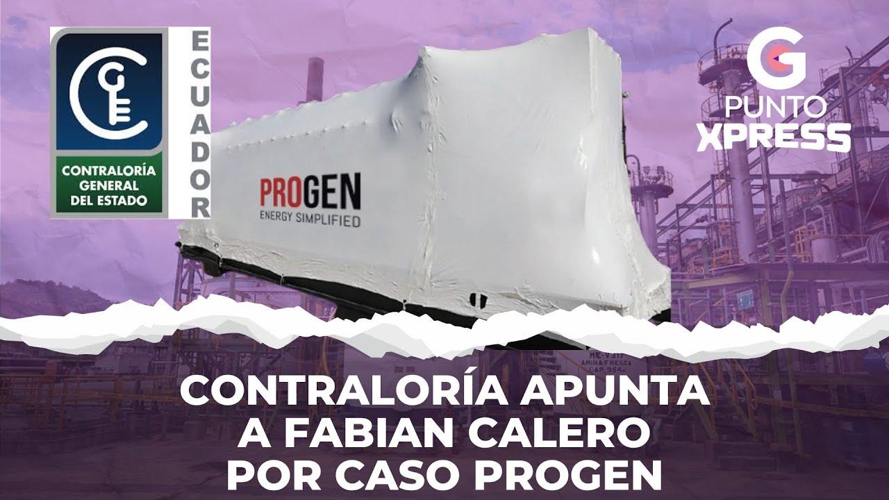 Contraloría apunta a Fabián Calero por Caso Progen