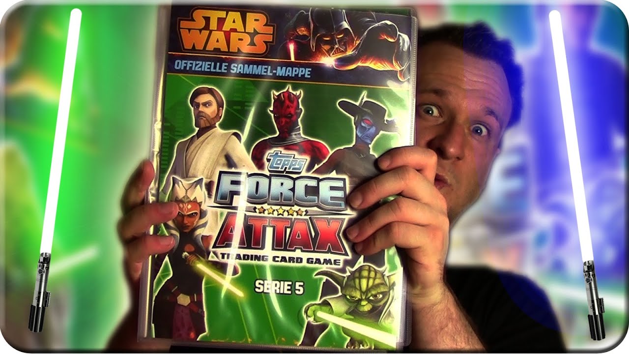 Star Wars The Clone Wars Serie 5 Booster Opening + Sammelmappe Update