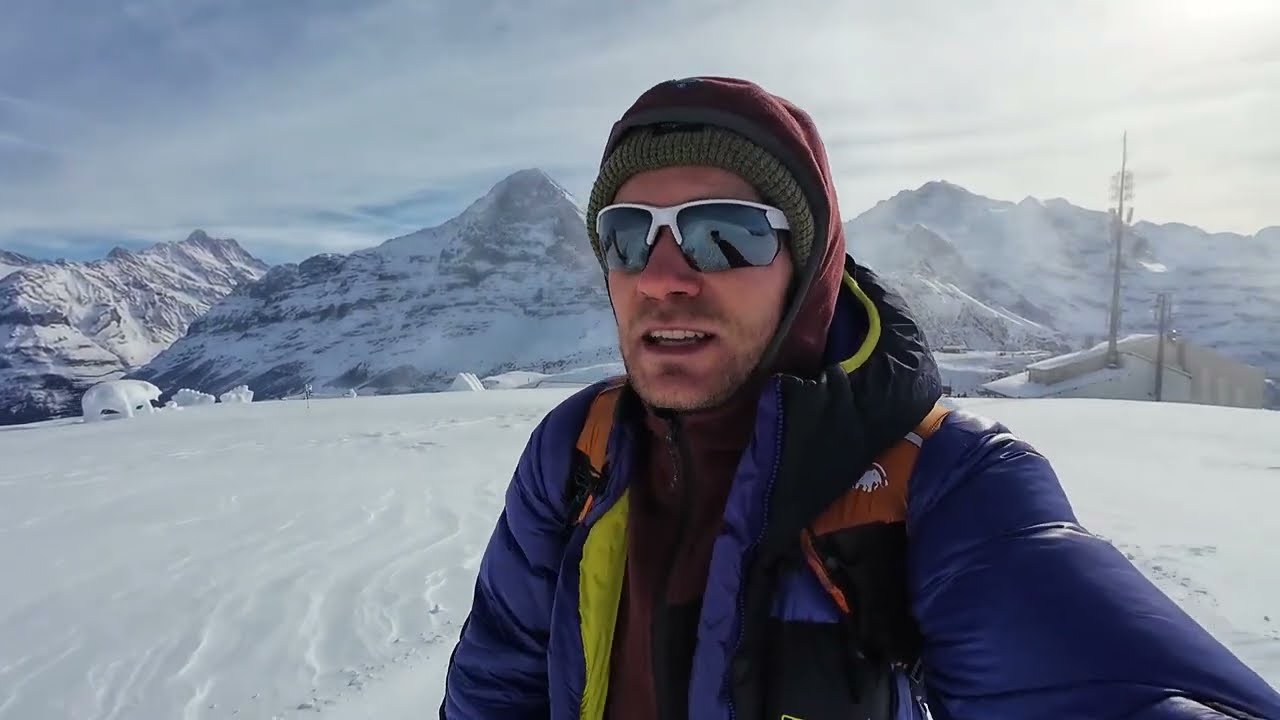 Stunning Winter Hike in Switzerland. Männlichen to Kleine Scheidegg