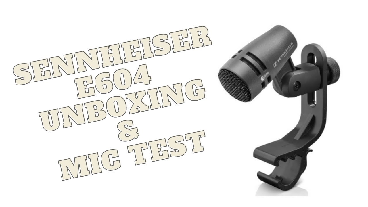 [드러머 안정덕] Vlog Ep01. Sennheiser E604 UNBOXING & Mic Test