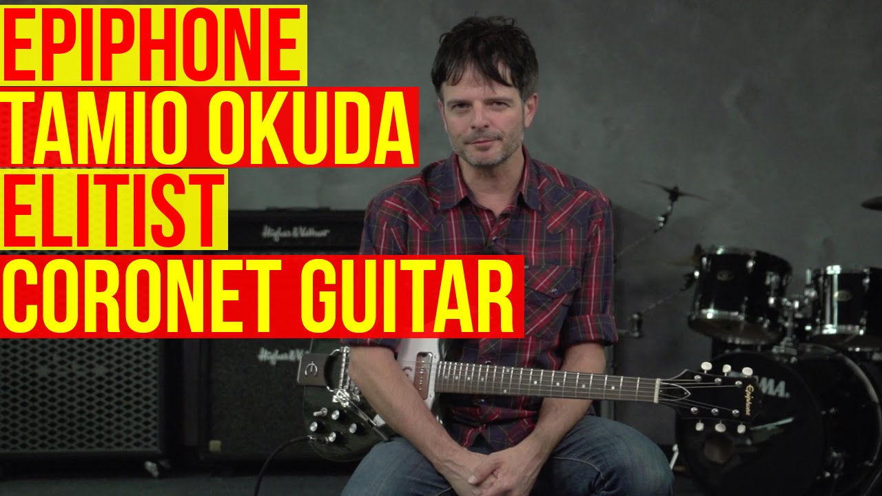 Epiphone Tamio Okuda Elitist Coronet Guitar