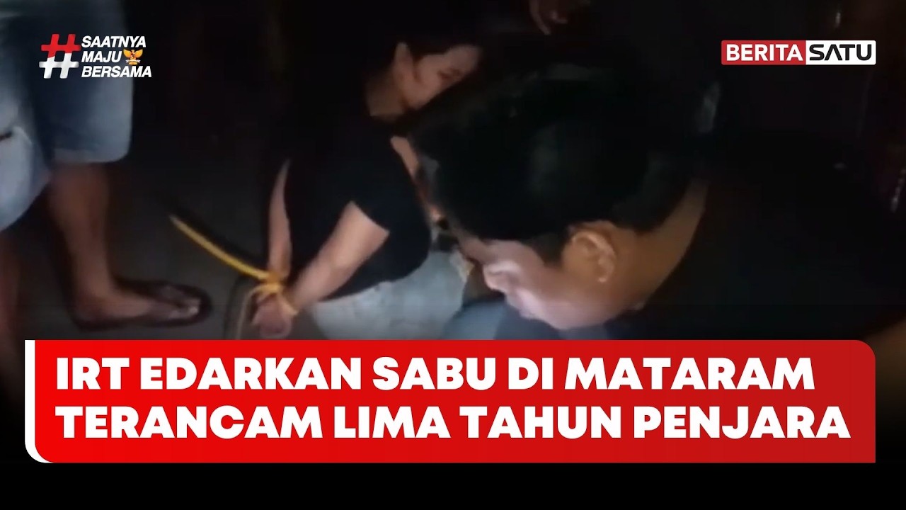 IRT Edarkan Sabu di Mataram Terancam Lima Tahun Penjara #beritasatu