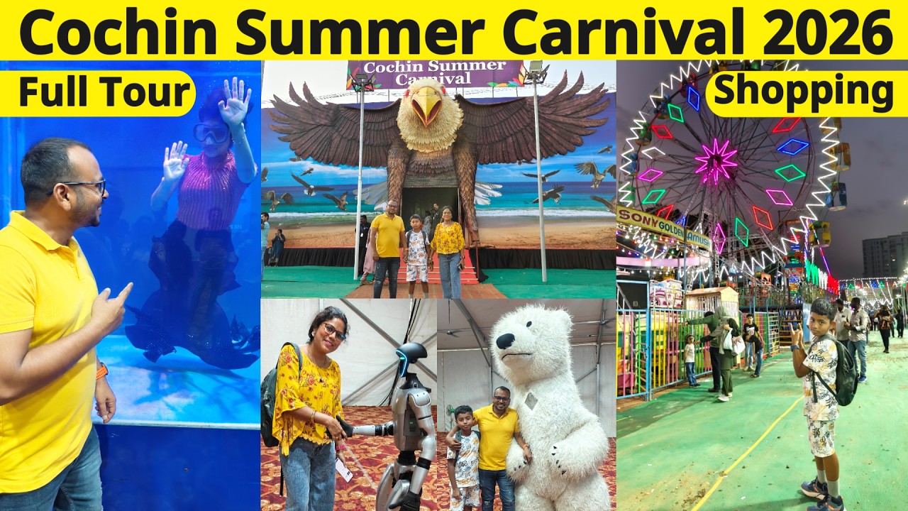 Cochin Summer Carnival 2026 Full Tour  | Fun, Rides, Food & Shopping