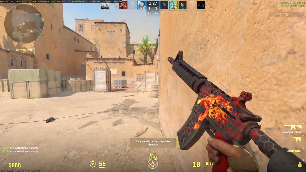 got ecoed, but returned the favor